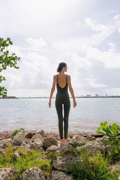 Green Yoga Unitard
