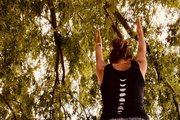 Moon Phase Yoga Tank Top