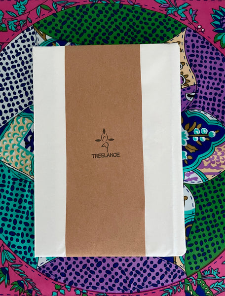 daily journal yoga treelance writing notebook gratitude reflection mindfulness 