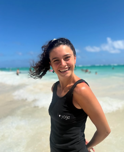 I Love Yoga Tank Black