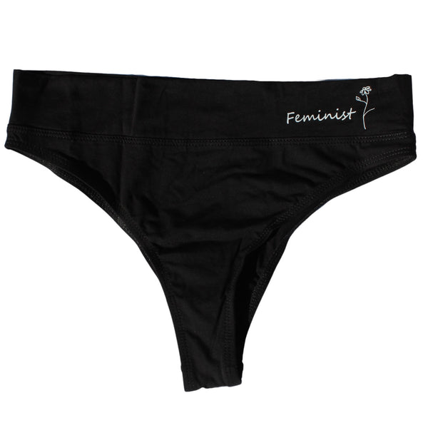 Feminist Underwear Black