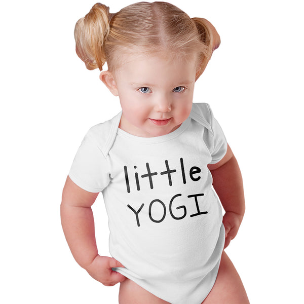 Little Yogi Onesie White