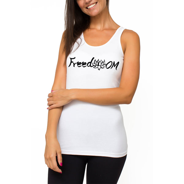 Organic Cotton Yoga Workout Tank Top minimalist Shirts Tops Tees Tanks for Women. Machine Wash Tanks with yoga prints; yoga shirts for women comfort & style; soft tshirts that move stretch with you through your yoga poses. Premium quality. Unique design. Ladies yoga apparel. Lightweight shirts. XS. S.  M. L. XL. XXL. 2XL. XXXL. 3XL. Skin friendly. White yoga t-shirt. Tagless. Freedom. Tag-less. Free