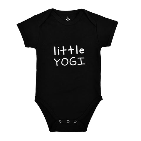 Little Yogi Onesie Black
